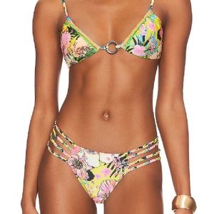 Lake Bikini Top and bottoms Agua Bendita set NEVER WORN